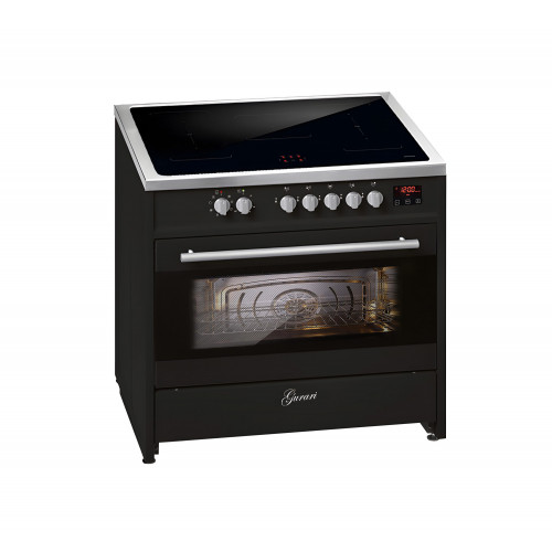 Gurari Induktions Standherd 90 cm in Schwarz E 913 BL+GCH S 411 90 BL PRIME N + Dunstabzugshaube 90 cm Gurari Induktions Standherd 90 cm in Schwarz E 913 BL+GCH S 411 90 BL PRIME N + Dunstabzugshaube 90 cm