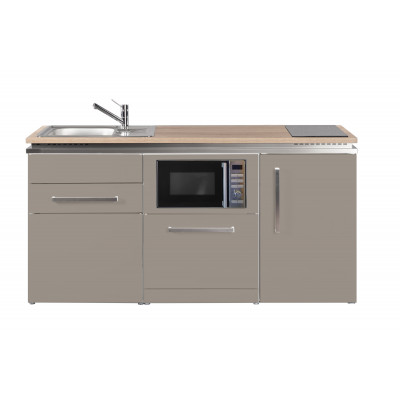 STENGEL Designline MDGSM170 Sand – Premium Miniküche (170cm) inkl. Kühlschrank, Geschirrspüler, Mikrowelle & Softclose-Schublade STENGEL Designline MDGSM170 Sand – Premium Miniküche (170cm) inkl. Kühlschrank, Geschirrspüler, Mikrowelle & Softclose-Schublade