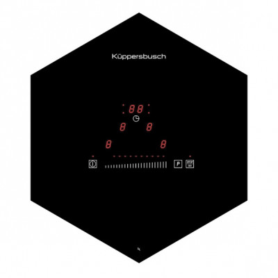 Küppersbusch EKWI3740.0S Waben-Kochfeldset, 4 Induktionskochzonen, 1 Schaltwabe, glideControl, senkrecht