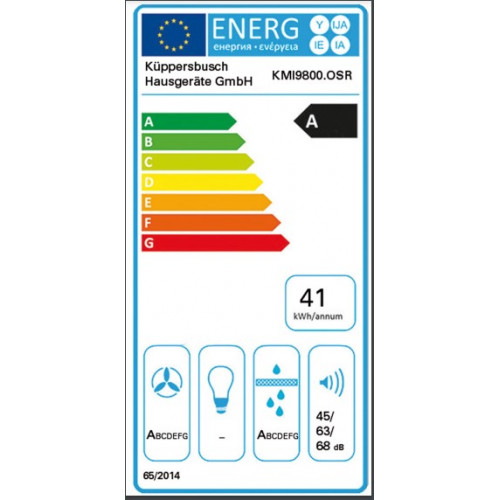 Küppersbusch KMI9800.0SR Muldenlüfter, 90cm, Miradur, 4 Induktionszonen, 2 Flexzonen