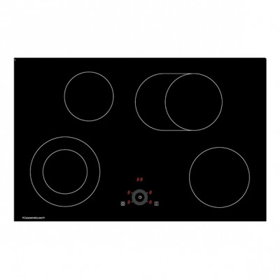 Küppersbusch  KE8330.0SR Glaskeramikkochfeld, 80 cm, 4 Kochzonen, Zweikreis- und Bräterzone, dialControl, Rahmenlos