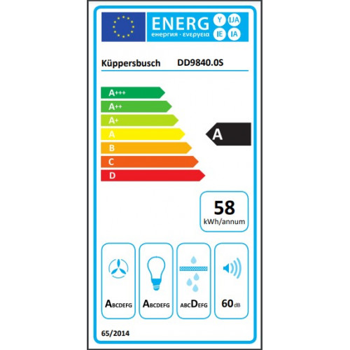 Küppersbusch DD9840.0S Downdraft, 90cm, Schwarz, Touchcontrol, EEK A, 700m3/h, Randabsaugung, LED 