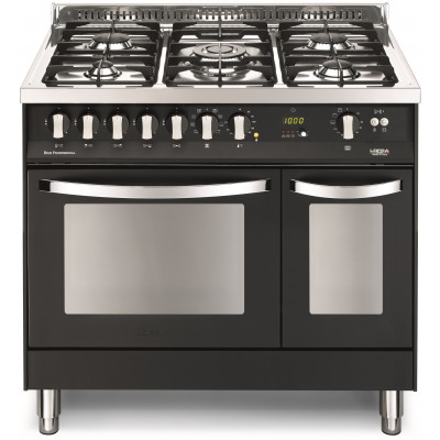 Standherd LOFRA - RAINBOW - DOUBLE OVEN 90 cm - PNMD 96 MFTE / C - Black Range Cooker