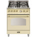 Standherd LOFRA - DOLCEVITA - SINGLE OVEN 60 cm - RBI 66 MFT/ CI - Ivory - Messing Finish Range Cooker