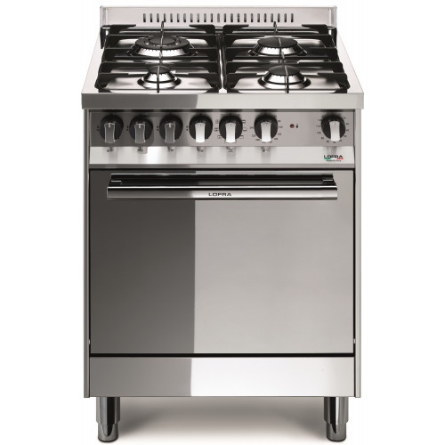 Standherd LOFRA - MAXIMA - SINGLE OVEN 60 cm - M 66 MF/ C - Gas / Elektr - INOX Range Cooker