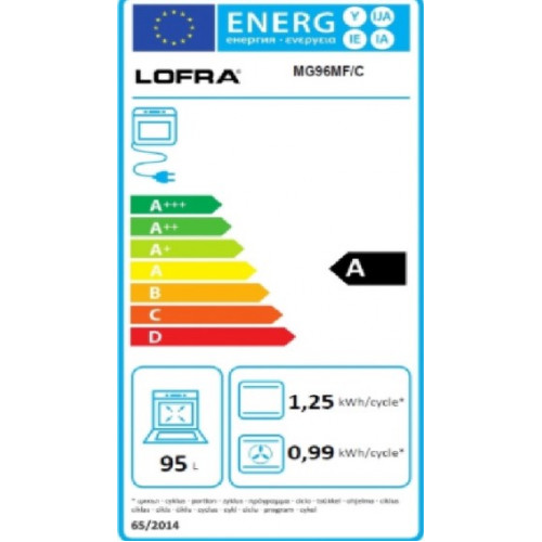 Standherd LOFRA - MAXIMA - SINGLE OVEN 90 cm - MG 96 MF/C - Gas / Elektro - INOX Range Cooker