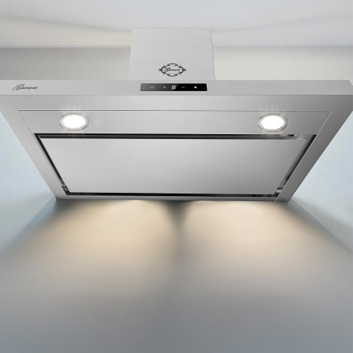 Gurari Wandhaube CH 5001 + Umluftset.Dunstabzugshaube 90cm,Edelstahl, Glas,1000m³/h Gurari Wandhaube CH 5001 + Umluftset.Dunstabzugshaube 90cm,Edelstahl, Glas,1000m³/h