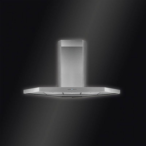 Dunstabzugshaube 90cm Baumann Eckhaube CAPELLA 850m³/h Abluft Umluft Edelstahl