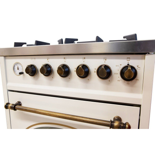 Gurari G 614 CR Gas Standherd 60 cm Erdgas Fl.Gas 4 Kw WOK Gasgrill