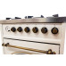 Gurari G 614 CR Gas Standherd 60 cm Erdgas Fl.Gas 4 Kw WOK Gasgrill