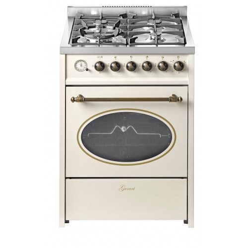 Gurari G 614 CR Gas Standherd 60 cm Erdgas Fl.Gas 4 Kw WOK Gasgrill