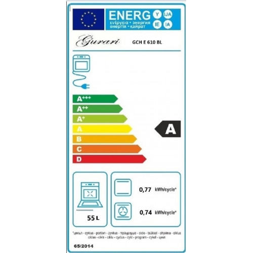 Gas-Standherd 60 cm Schwarze Gasherd mit Elektrobackofen 60 L Range Coocker GCH E 610 BL Gas-Elektro-Standherd, Erdgas/Propangas, 4 Kw, WOK Gas-Standherd 60 cm Schwarze Gasherd mit Elektrobackofen 60 L Range Coocker GCH E 610 BL Gas-Elektro-Standherd, Erdgas/Propangas, 4 Kw, WOK