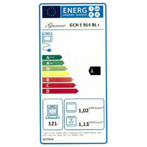 GURARI Gas-Standherd GCH E 914 BL r, Retro Gas Elektro Standherd 90 cm/ Nostalgie Range Coocker / 121L / 8 Funktionen