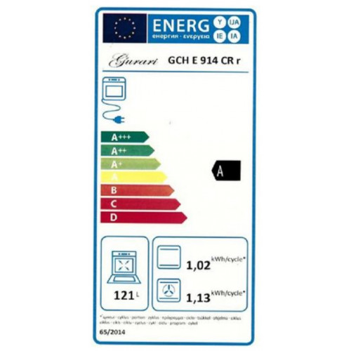 GURARI Gas-Standherd GCH E 914 CR R, Retro Gas Elektro Standherd 90 cm/ Nostalgie Range Coocker / 121L / 8 Funktionen