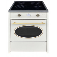 GURARI GCH E 612 Cr r Induktions Standherd 60 cm, Induktion, Retro, Creme, Range Coocker