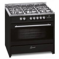 Gurari GCH E 911 BL Schwarz Gas Elektro Standherd 90 cm 121 L Gurari GCH E 911 BL Schwarz Gas Elektro Standherd 90 cm 121 L