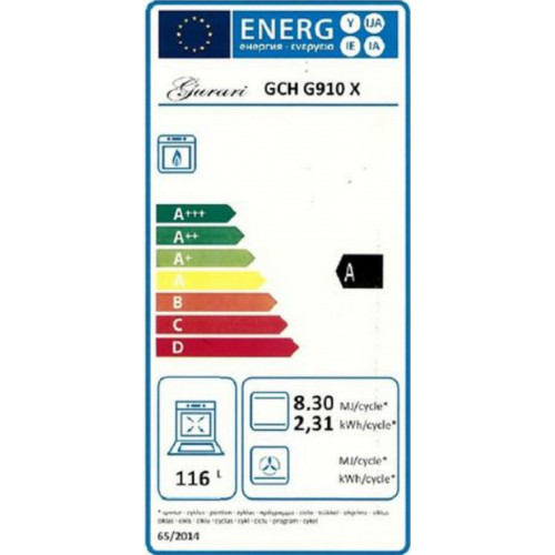 Gurari GCH G 910 X Gas Standherd 90 cm 116 L Erdgas