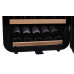 Swisscave Weinkühlschrank WL 120 F BLACK, 1-Zonen Weinkühlschrank, 35 Flaschen, 83cm (H), Retro Style