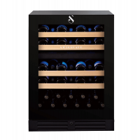 Swisscave Weinkühlschrank WL 155 DF, 2-Zonen Weinkühlschrank, 40 Flaschen, 82cm (H)