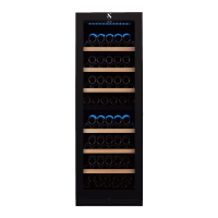 Swisscave Weinkühlschrank WL 455 DF, 2-Zonen Weinkühlschrank, 154 Flaschen, 172cm (H)