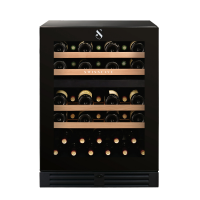 Swisscave Weinkühlschrank WLB-160 DF, 2-Zonen Weinkühlschrank, 40 Flaschen, 82 cm (H)
