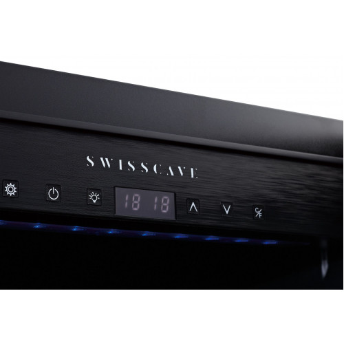 Swisscave Weinkühlschrank WLB-160 DF, 2-Zonen Weinkühlschrank, 40 Flaschen, 82 cm (H)