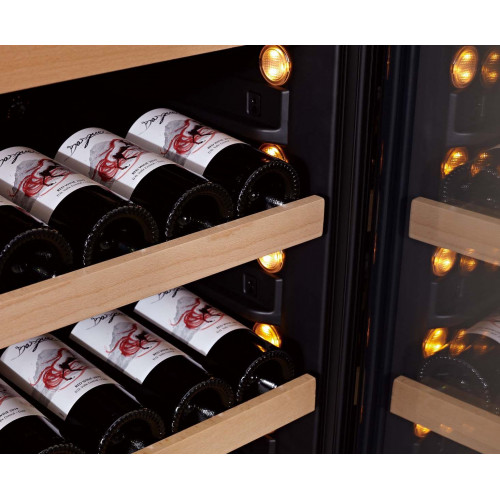 Swisscave Weinkühlschrank WLB-360F-MIX,1-Zonen Weinkühlschrank, 112 Flaschen, 127 cm (H)