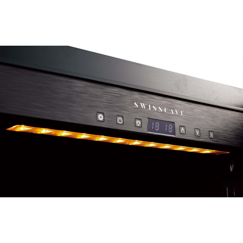 Swisscave Weinkühlschrank WLB-360F-MIX,1-Zonen Weinkühlschrank, 112 Flaschen, 127 cm (H)