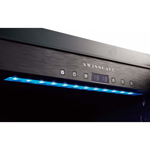 Swisscave Weinkühlschrank WLB-360F-MIX,1-Zonen Weinkühlschrank, 112 Flaschen, 127 cm (H)