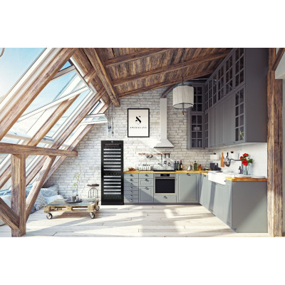 Swisscave Weinkühlschrank WLB-460DF-MIX, 2-Zonen Weinkühlschrank, 152 Flaschen, 172 cm (H)