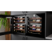 Swisscave Weinkühlschrank WLI-90 DF, 2-Zonen Weinkühlschrank für Kücheneinbau, 22 Flaschen, 60cm (H)