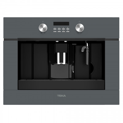  Teka CLC855GMST Einbau-Kaffeevollautomat mit herausnehmbaren Wassertank,45cm, Stone grey