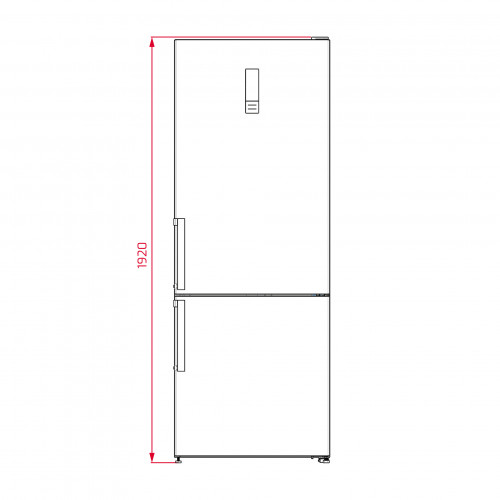 Teka RBF78720SSEU LongLife No Frost Kühl-Gefrierkombination, 192cm