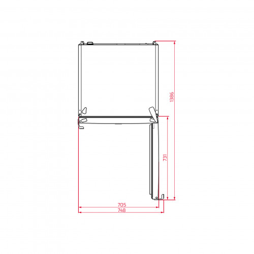 Teka RBF78720SSEU LongLife No Frost Kühl-Gefrierkombination, 192cm