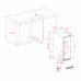 Teka RVU10020 30cm Unterbau-Weinkühler für bis zu 20 Flaschen 