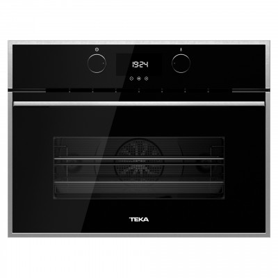  Teka HLC844C Kompakt-Backofen mit HydroClean® ECO-Reinigungssystem und Mikrowellenfunktion