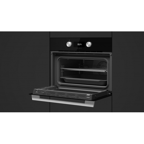 Teka HLC8440CBK Kompakt-Backofen mit HydroClean® ECO-Reinigungssystem und Mikrowellenfunktion