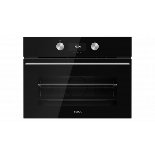 Teka HLC8440CBK Kompakt-Backofen mit HydroClean® ECO-Reinigungssystem und Mikrowellenfunktion