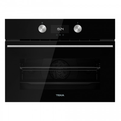 Teka HLC8440CBK Kompakt-Backofen mit HydroClean® ECO-Reinigungssystem und Mikrowellenfunktion