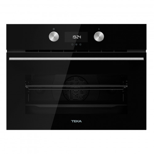 Teka HLC8440CBK Kompakt-Backofen mit HydroClean® ECO-Reinigungssystem und Mikrowellenfunktion