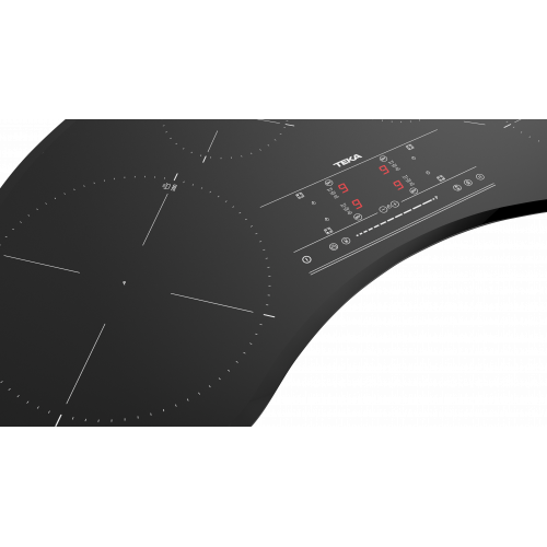 Teka IRC9430KS 95cm Induktions-Kochfeld mit 5 Kochzonen im Nierendesign