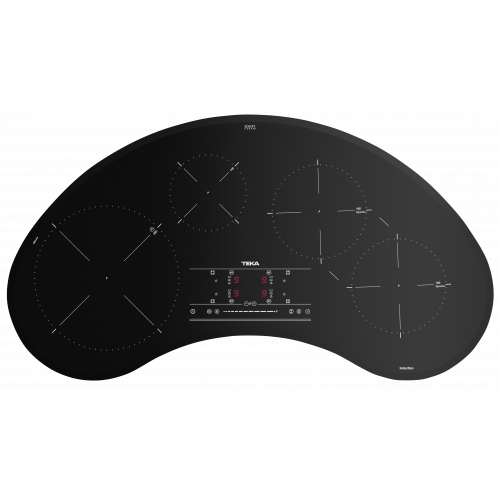 Teka IRC9430KS 95cm Induktions-Kochfeld mit 5 Kochzonen im Nierendesign