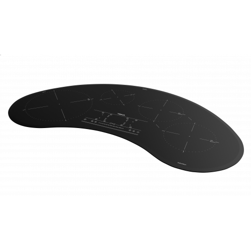 Teka IRC9430KS 95cm Induktions-Kochfeld mit 5 Kochzonen im Nierendesign