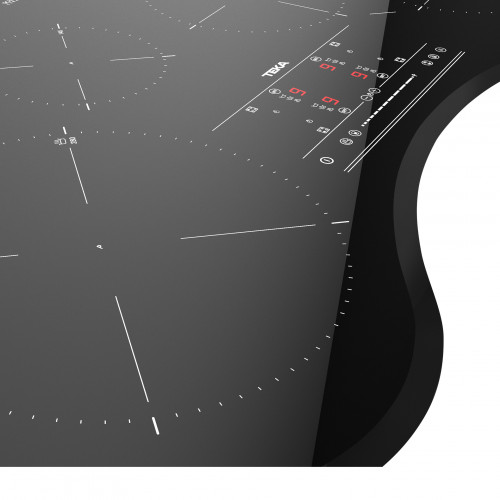 Teka IRC9430KS 95cm Induktions-Kochfeld mit 5 Kochzonen im Nierendesign