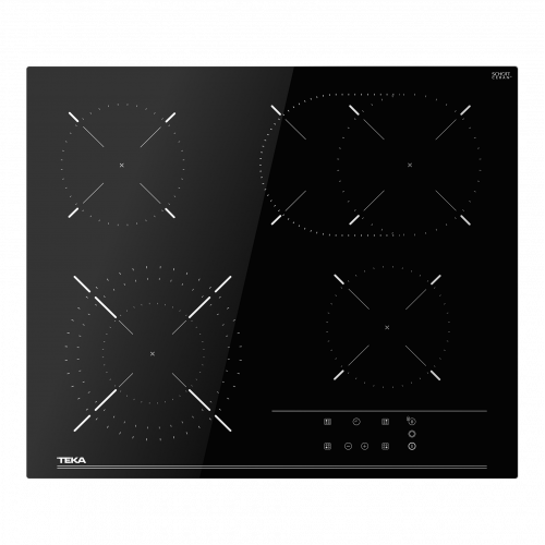 Teka TTB64320TTCBK 60cm Glaskeramikkochfeld mit 4 Kochzonen