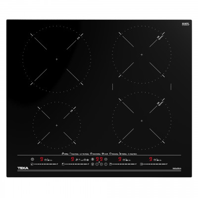 Teka ITC64630BKMST 60cm Induktionskochfeld mit 4 Kochzonen und Direktwahlfunktionen