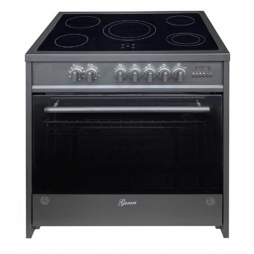 GURARI Elektro-Standherd GCH E 912 BL +GCH S 171 BL 90 Prime, Elektro Standherd 90 cm/ 8 Funktionen+Dunstabzugshaube 90 cm