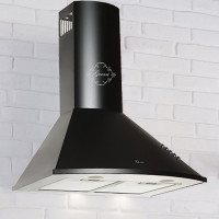 GURARI Wandhaube GCH 046 BL 6 , Dunstabzugshaube 60 cm/Schwarz/ Saugstark 1000m³/h GURARI Wandhaube GCH 046 BL 6 , Dunstabzugshaube 60 cm/Schwarz/ Saugstark 1000m³/h