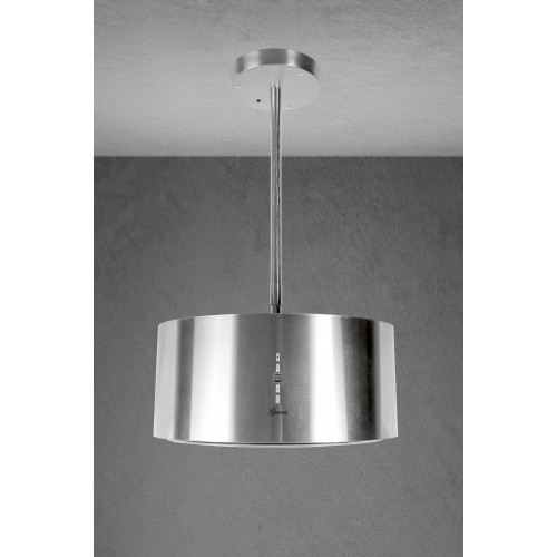 GURARI Inselhaube GCH I 237 IS 50, Umluft Inselhaube, Edelstahl,Lampen Insel Dunstabzugshaube 50cm, 860m³/h