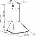 GURARI Elektro-Standherd GCH E 912 Cr r+GCH C 046.WH 9, Retro Elektro Standherd 8 Funktionen+Dunstabzugshaube 90 cm